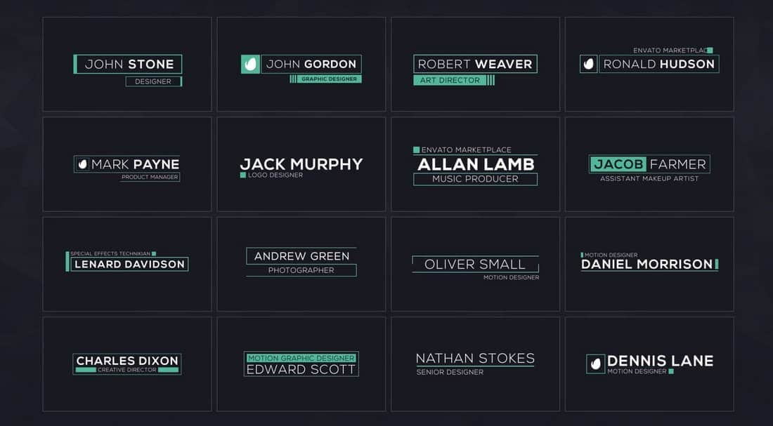 65+ Best Premiere Pro Lower Thirds Templates | Design Shack