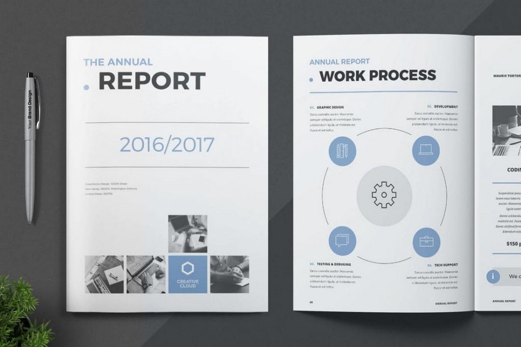 microsoft word report presentation templates