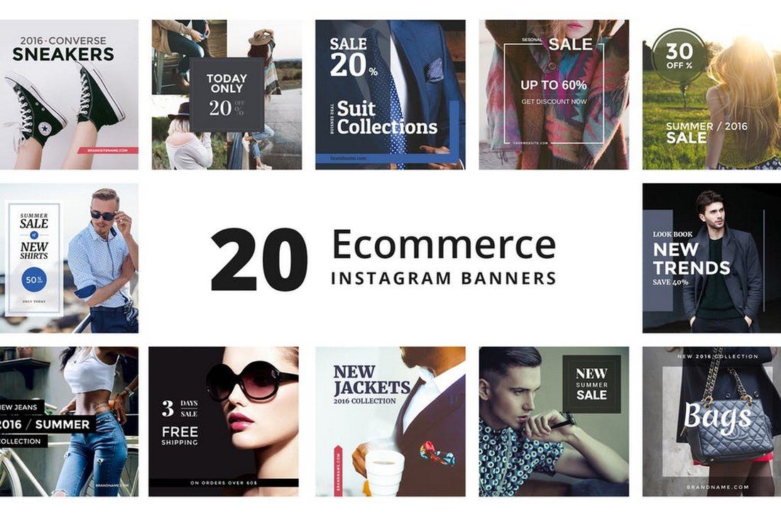 20-ECommerce-Instagram-Promotional-Banners 30+ Best Instagram Templates & Banners design tips 