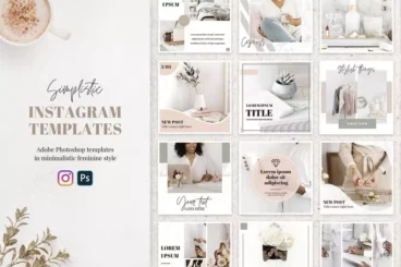 20 Feminine Instagram Banner Templates