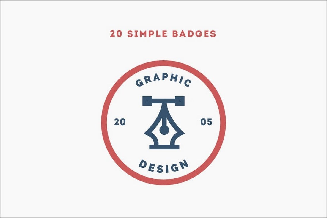 20 Modern Badge Logo Templates