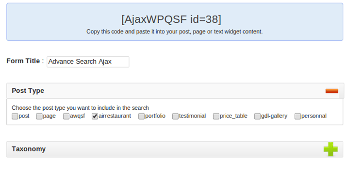 ajax wp search queries plugin open source
