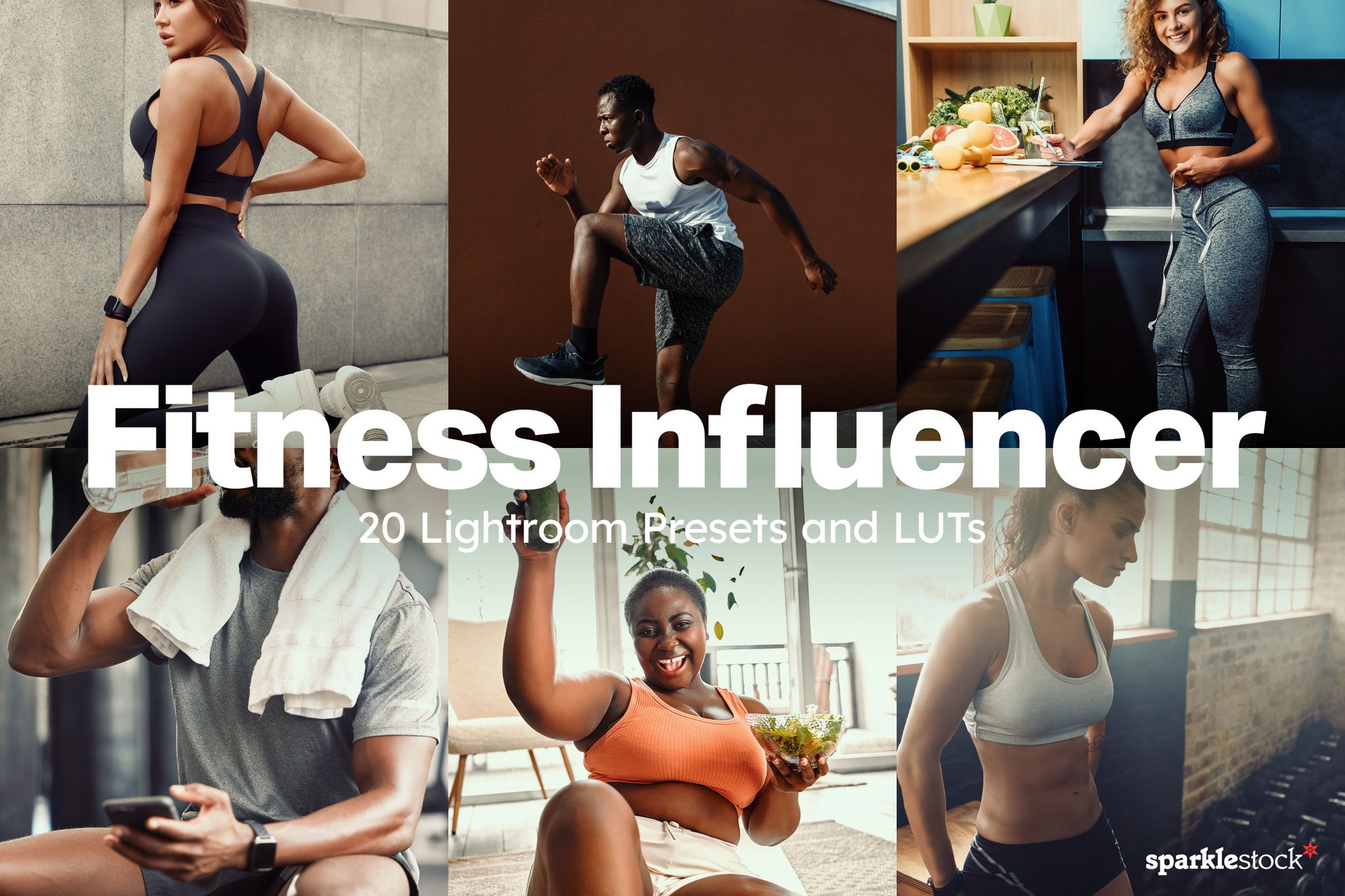20 Fitness Influencer Lightroom Presets & LUTs