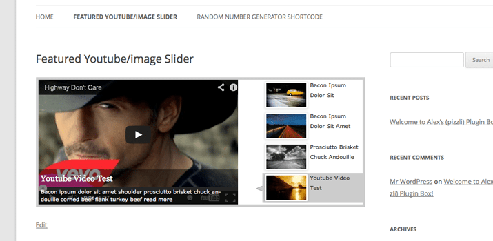 featured wordpress image slider plugin open source