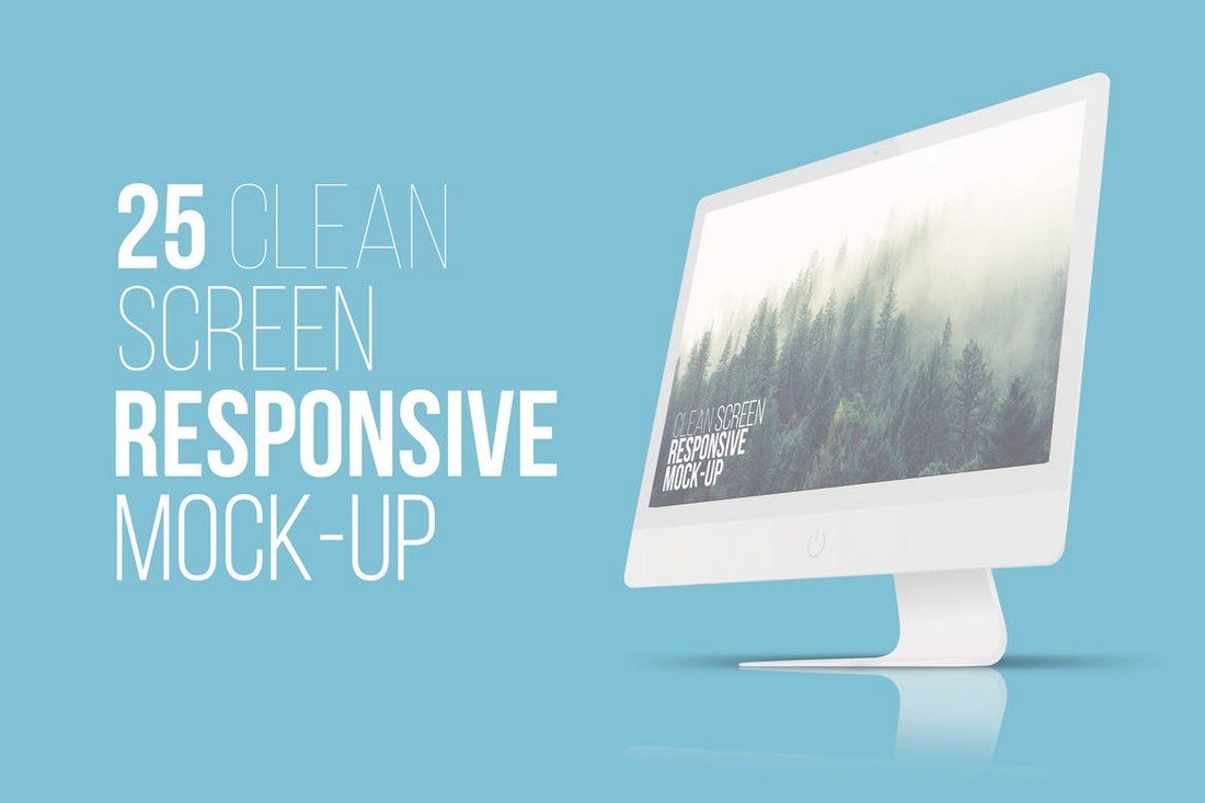 25-Clean-Screen-Responsive-Mockups 20+ Best Responsive Website & App Mockup Templates design tips 