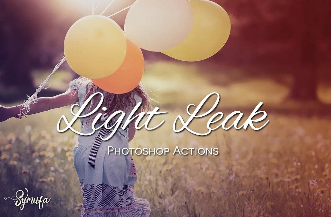25 Free Light Leaks Photoshop Actions