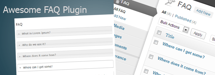 faq wordpress plugin backend system open source