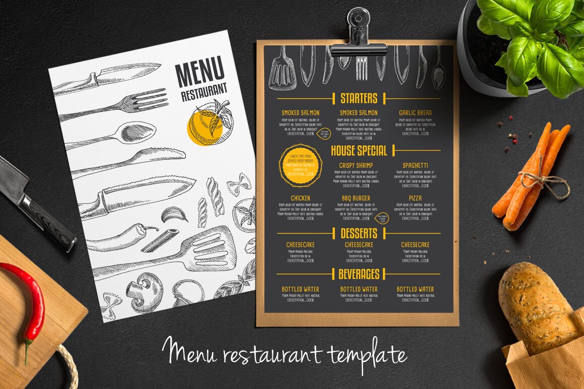 30-3 50+ Best Food & Drink Menu Templates design tips 