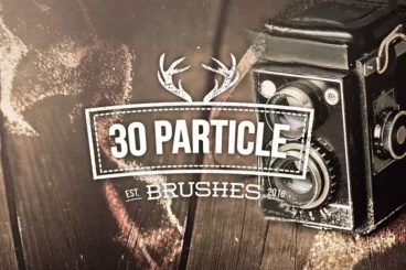 30 Particle Photoshop Brushes