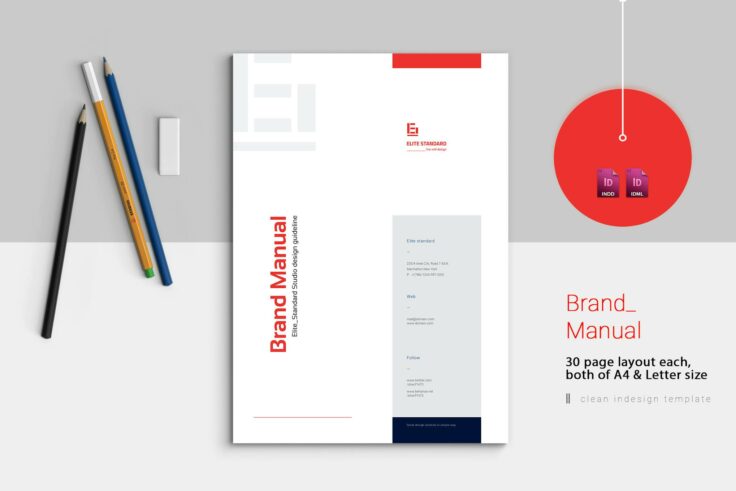 View Information about 30-Page Brand Manual Template