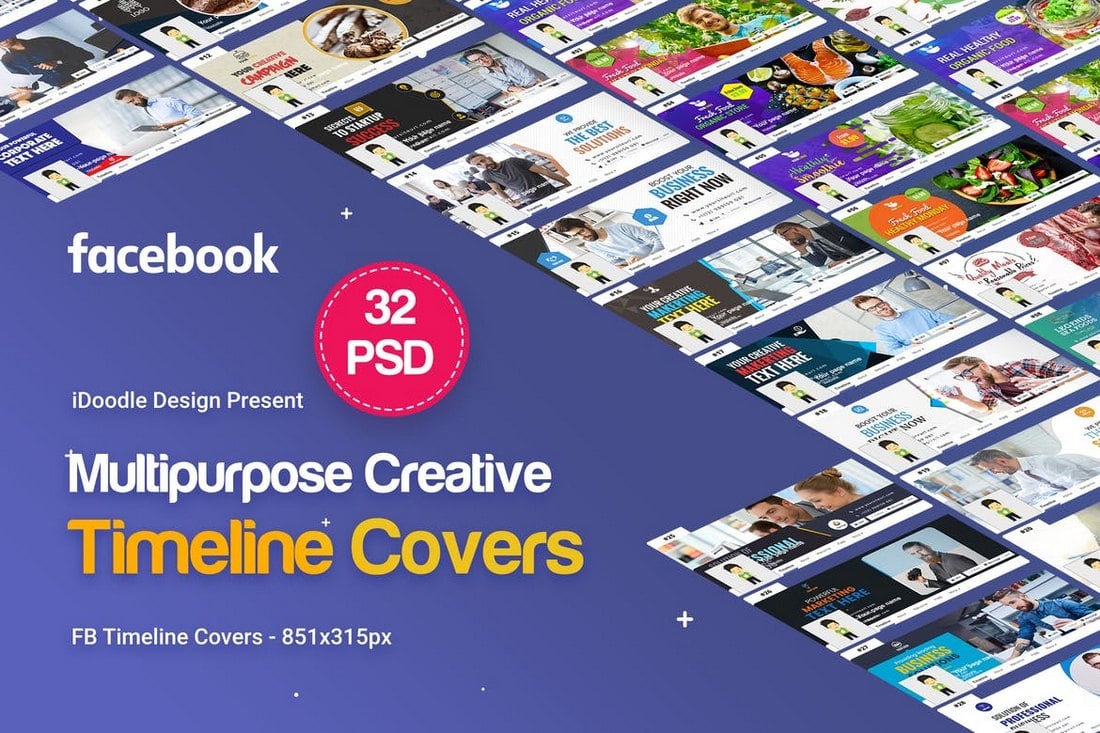 32-Multipurpose-Facebook-Timeline-Covers 25+ Best Facebook Cover & Post Mockups design tips