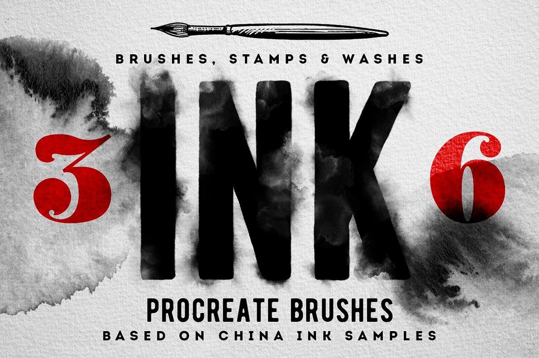 36-Procreate-Ink-brushes 30+ Best Procreate Brushes design tips 