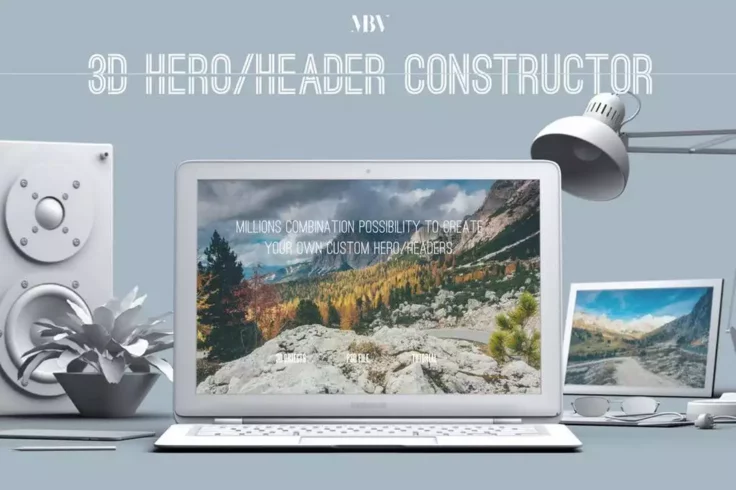 View Information about 3D Hero and Header Constructor