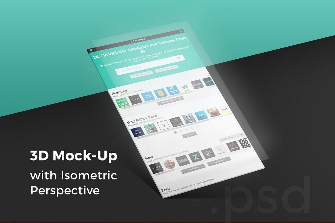 3D-Isometric-Perspective-Mock-Up 20+ Best Website PSD Mockups & Tools 2018 design tips 