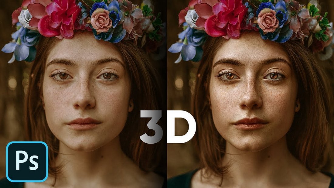 3D Luminosity Effect on Portraits with Photoshop