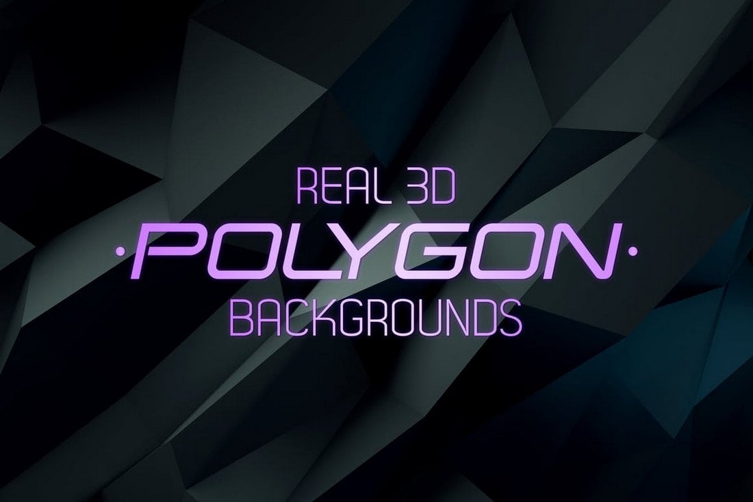 3D-Polygon-Backgrounds 20+ Beautiful Geometric & Polygon Background Textures design tips