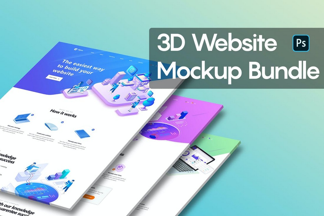 Download 40 Best Website Psd Mockups Tools 2020 Design Shack PSD Mockup Templates