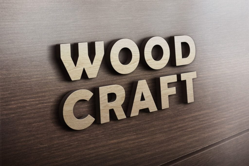 3D-Wooden-Logo-MockUp-full-1024x683 100+ Logo Mockup Templates (PSD & Vector) design tips 