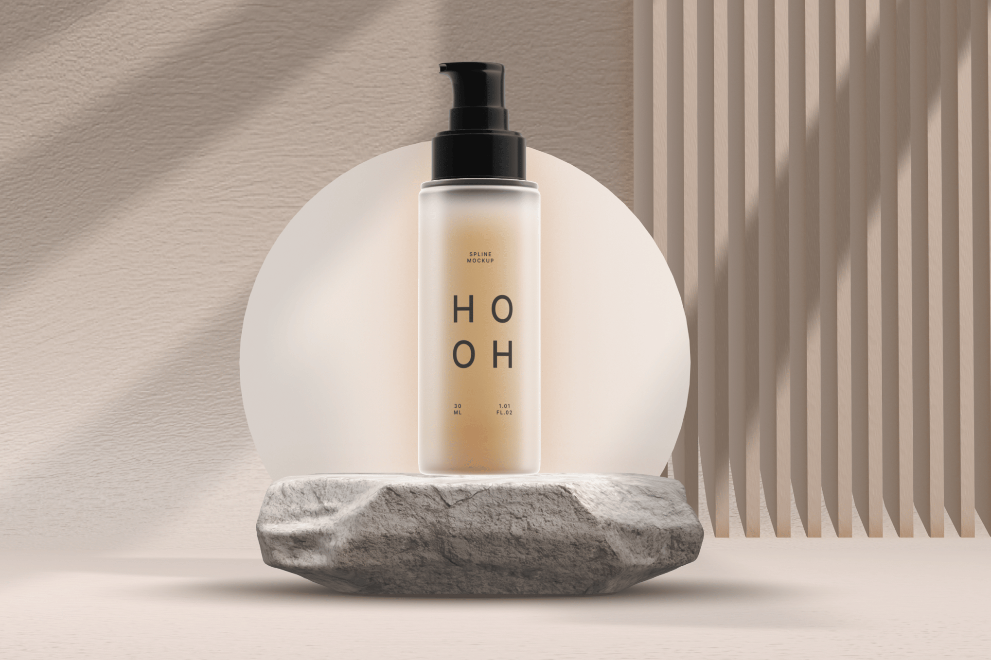 3D Animated Cosmetic Mockup