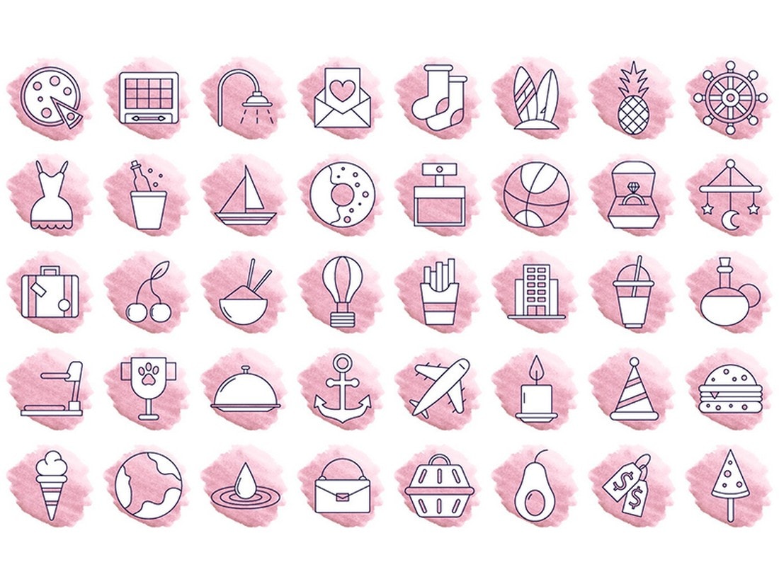 symbol instagram highlight icons