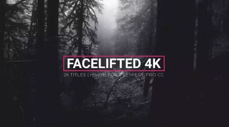 View Information about 4K Titles Premiere Pro Template