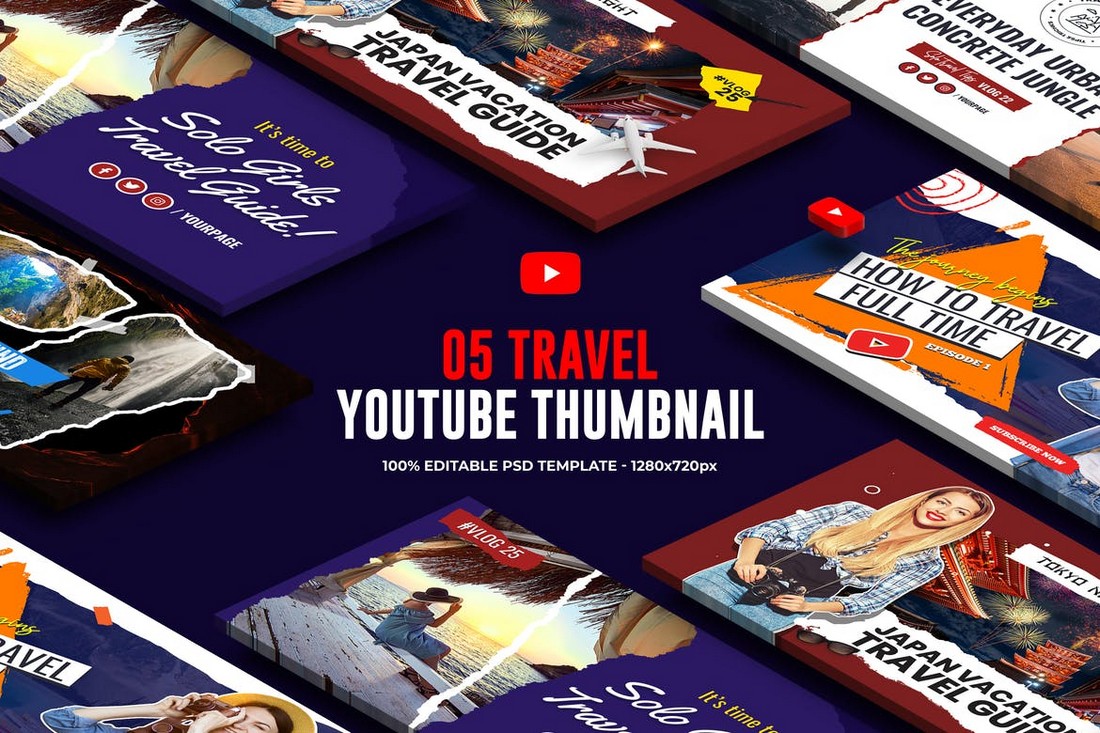 Download 30 Best Youtube Thumbnail Templates In 2021 Design Shack