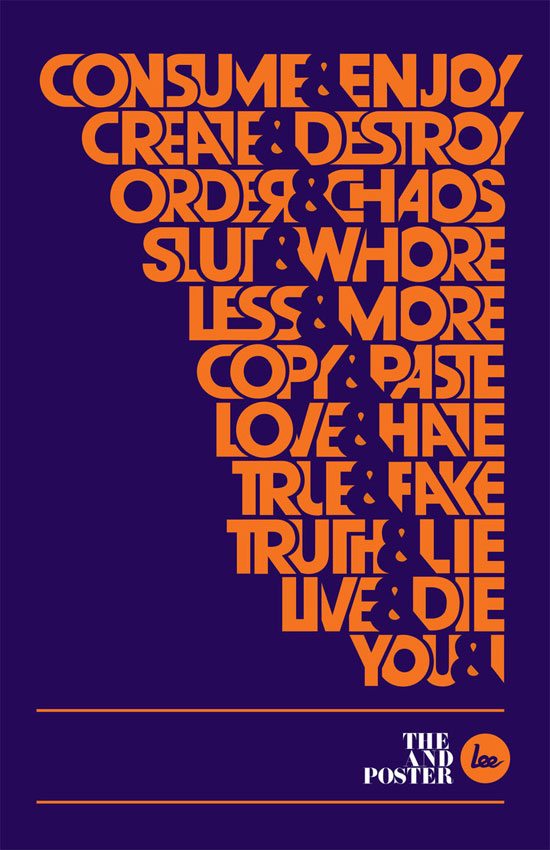 Typographic Posters 100 Stunning Examples Design Shack 3606