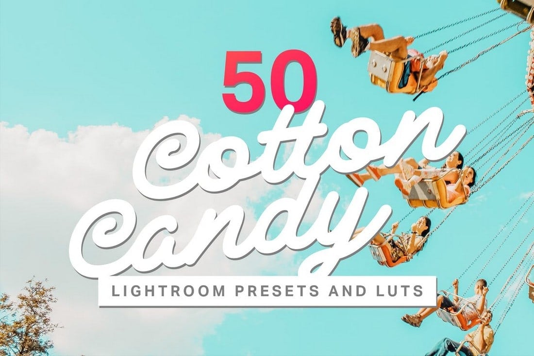 50 presetările Lightroom Cotton Candy 