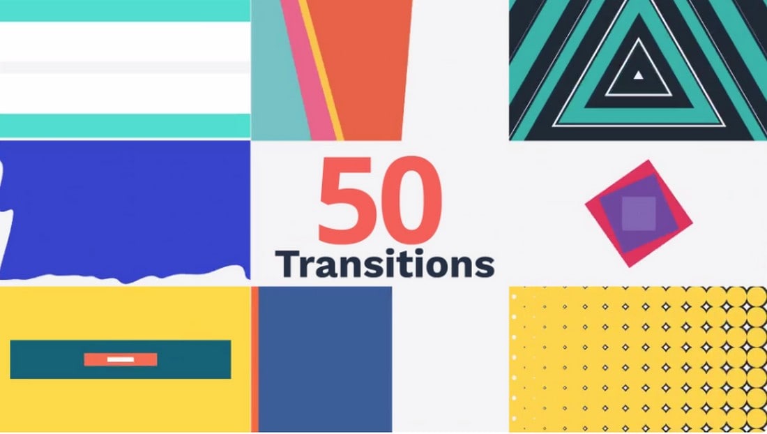 50 Creative Transitions for After Effects