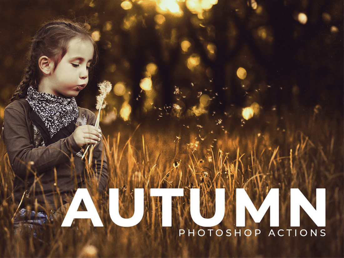 50 Free Autumn Photoshop Actions