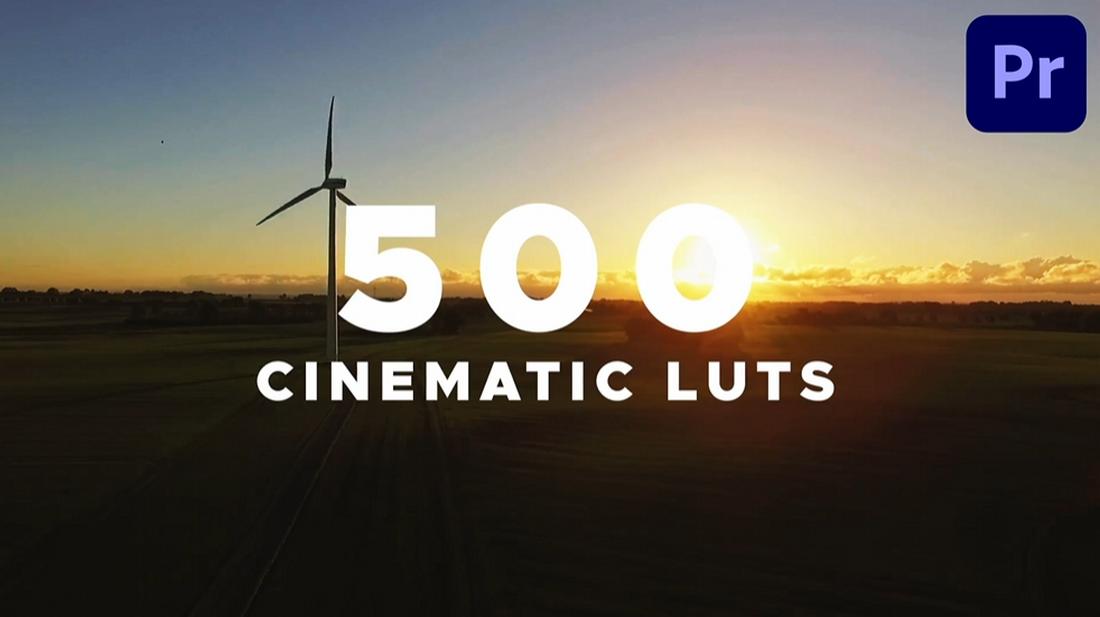 500 Color LUTs for Premiere Pro