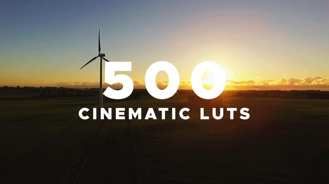 500 LUTs Color Presets for DaVinci Resolve