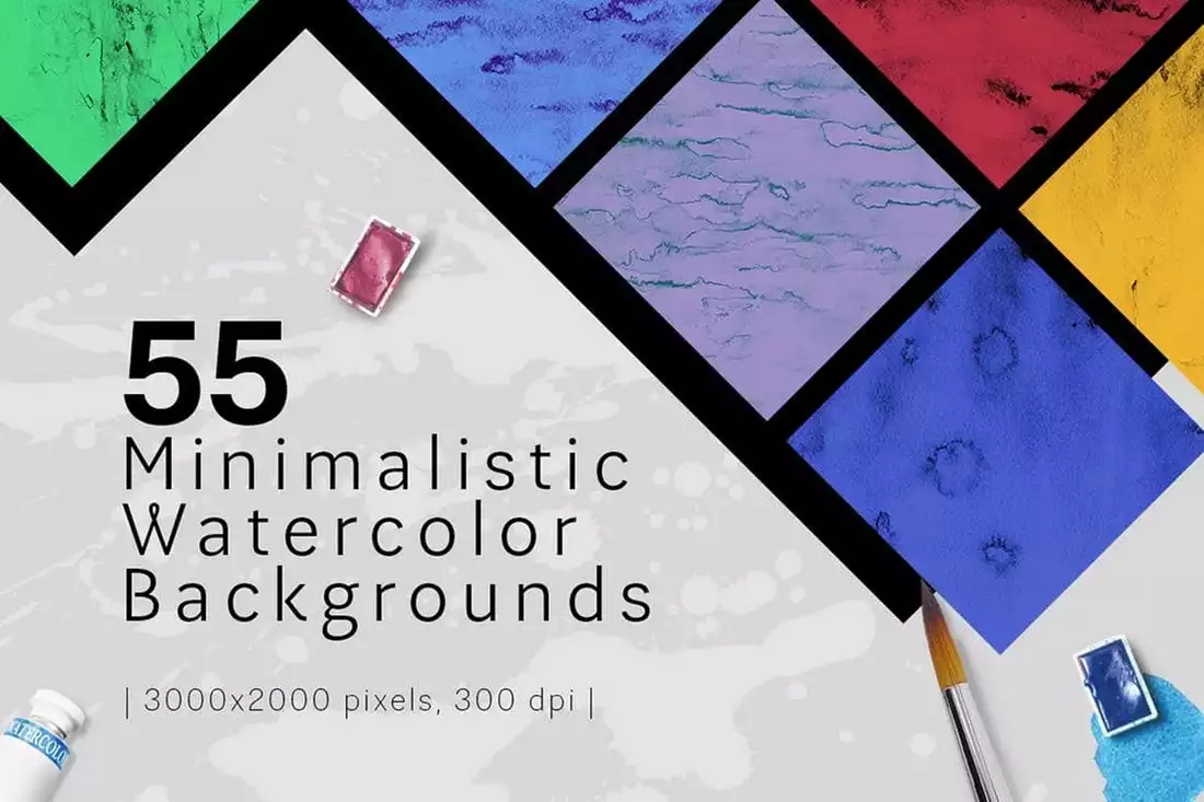 55 Minimalistic Watercolor Backgrounds | Design Shack