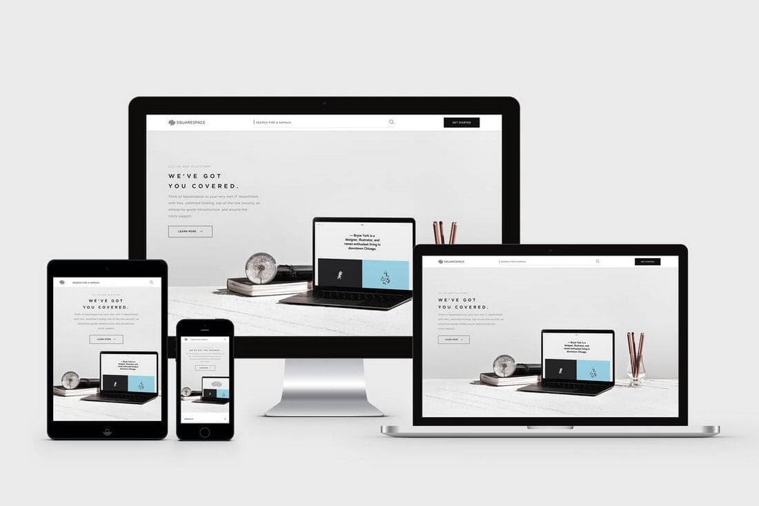 6 Responsive Device Mockups