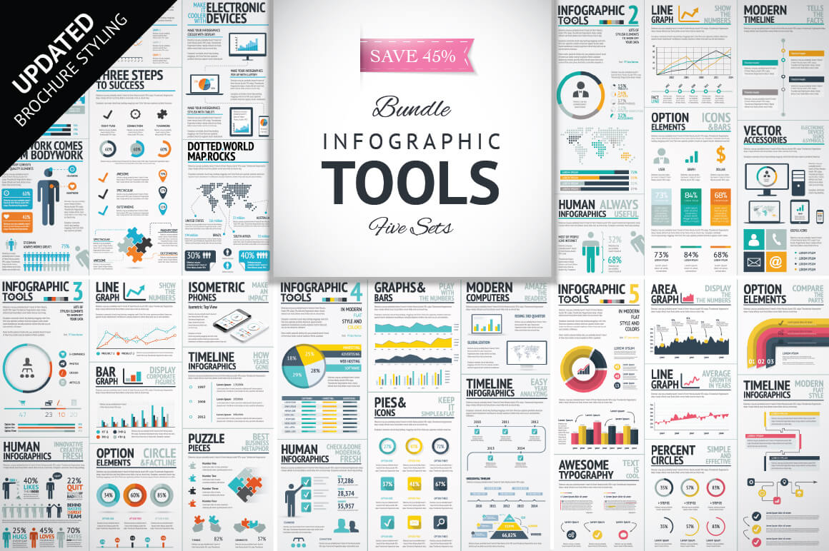 infographic elements template pack 05