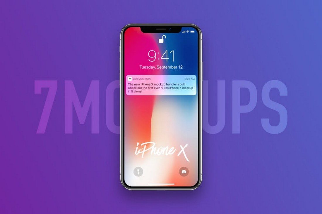 7-Popular-iPhone-X-Mockups 30+ Best iPhone X Mockups (PSD, AI & Sketch) design tips 