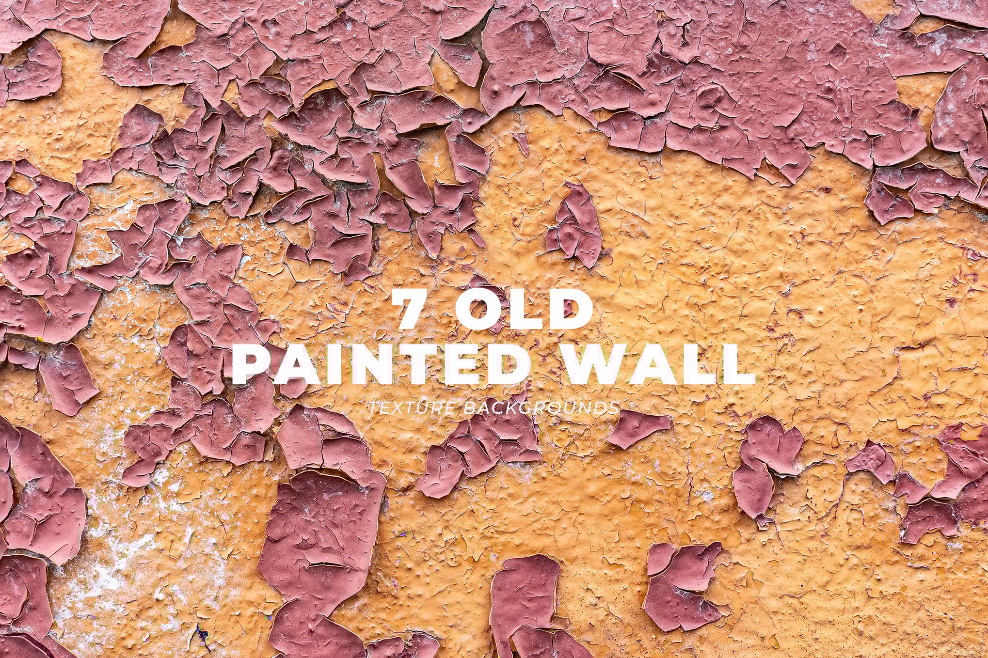 7 Old Cracked Paint Wall Textures