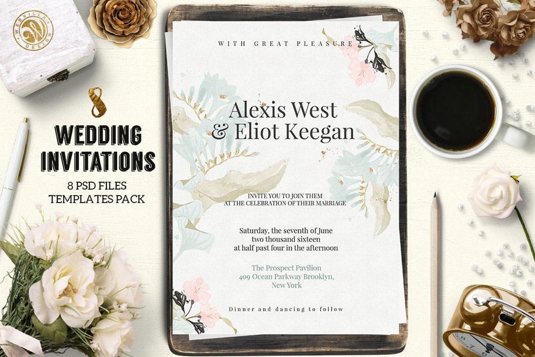 different wedding invitations