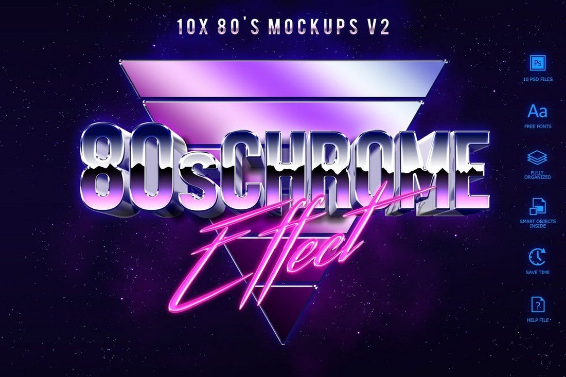 80s-Style-Text-Mockups-V2 30+ Best Retro Text Effects & Styles design tips 