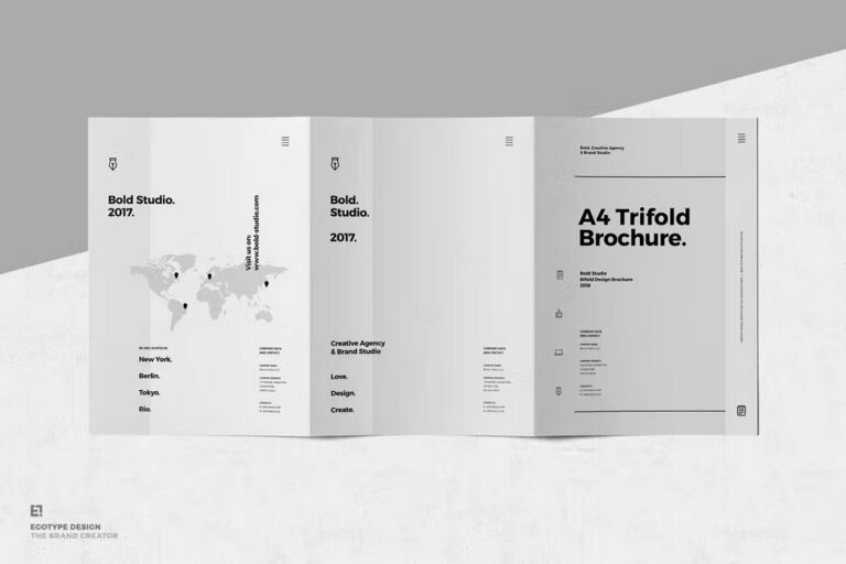 15 Tips And Ideas For Tri Fold Brochure Design Design Shack