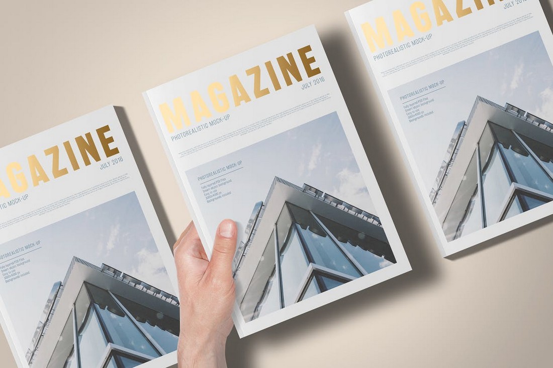 Download 20 Pro Magazine Mockups Cover Spread Design Shack PSD Mockup Templates