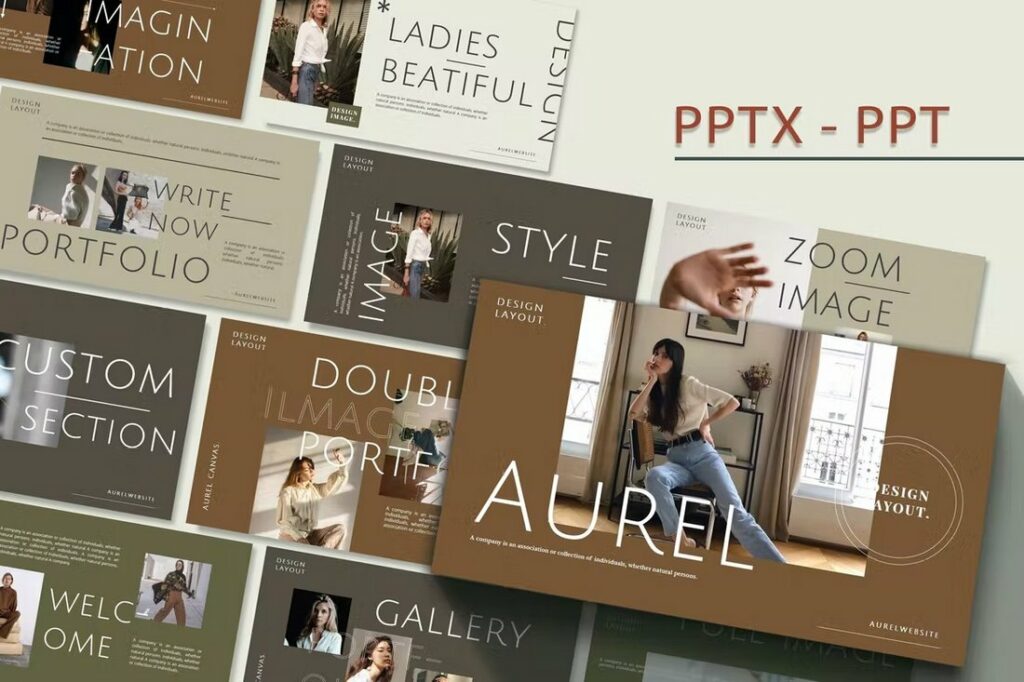 Stylish Powerpoint Design 25+ Best Fashion + Style PowerPoint Templates (On Trend for 2023 ...