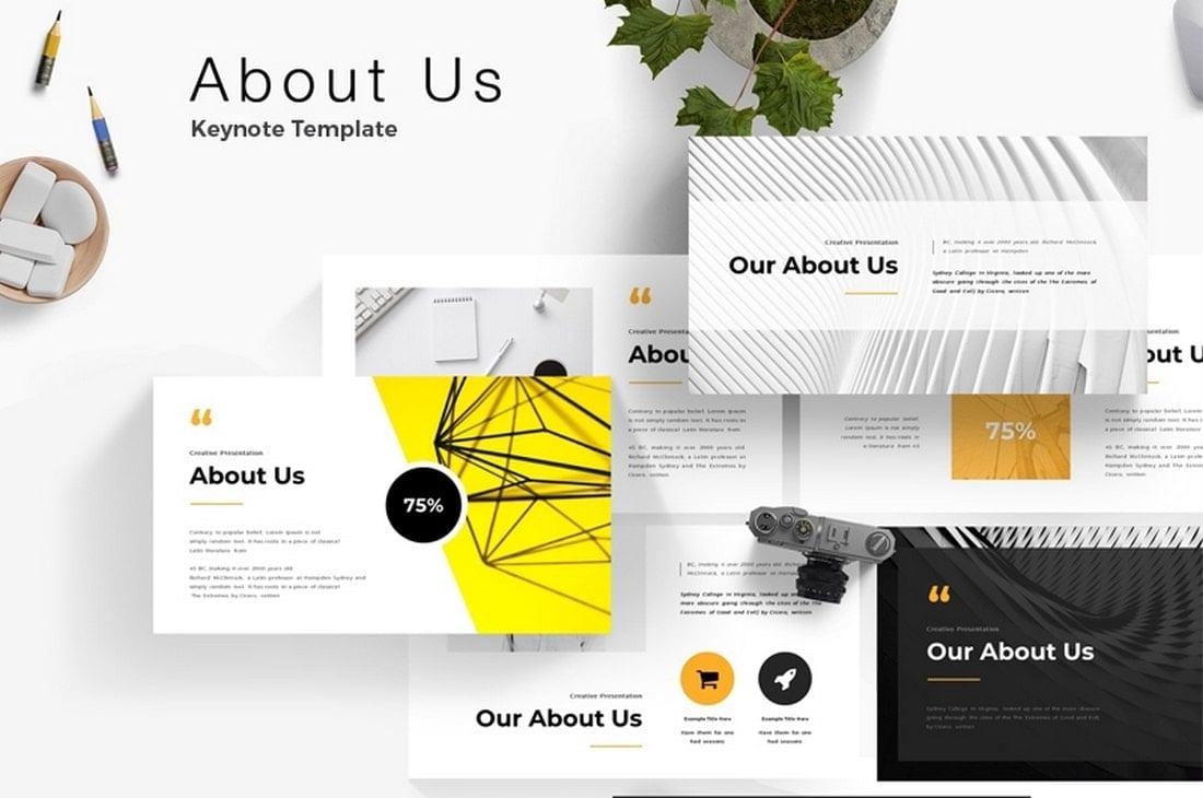 About Us - Free Keynote Template