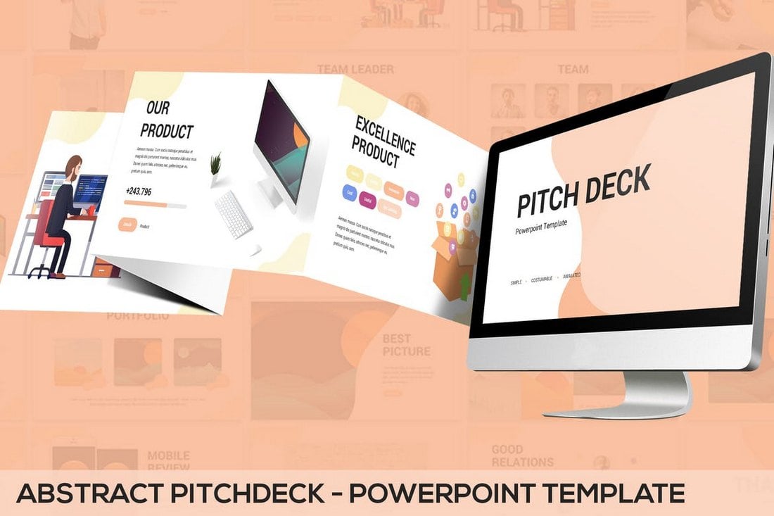 Abstract-Pitchdeck-Powerpoint-Template 20+ Best Science & Technology PowerPoint Templates design tips 