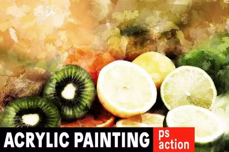 View Information about Acrylic Painting Photoshop Action