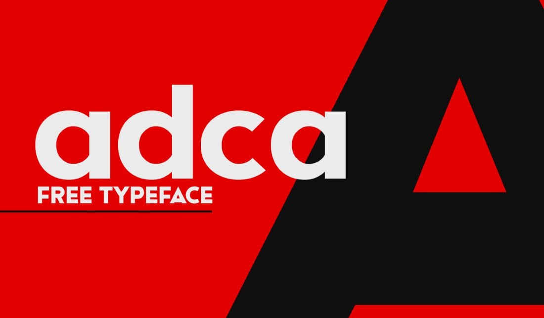 Adca - Free Bold Geometric Font