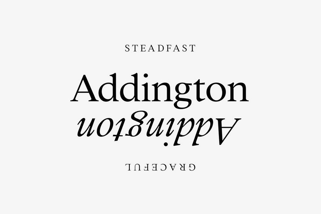 Addington CF - Famiglia di caratteri serif