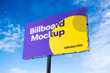 Advertisement Billboard Mockup PSD