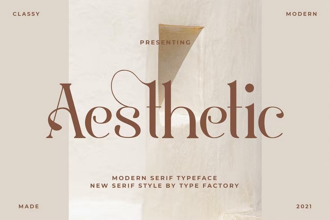 Aestetik – Font Serif Modern