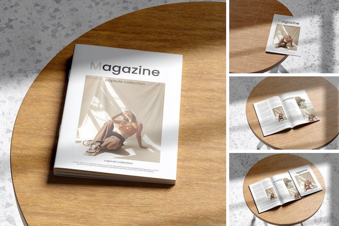 Aethetic Catalog & Magazine Mockup